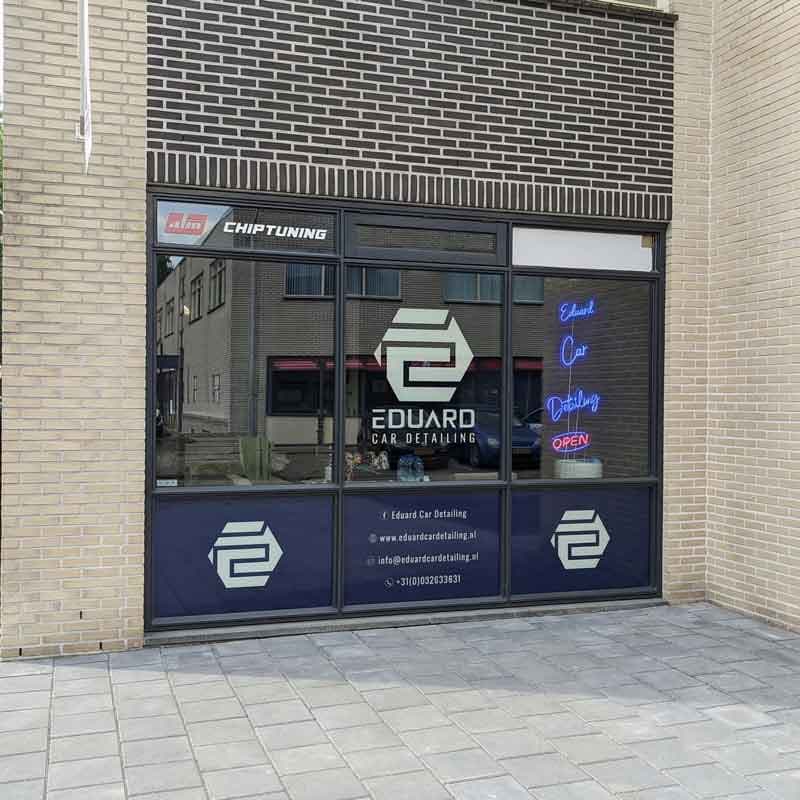 Porsche 911 GT3 met Eduard Car Detailing livery — ons visitekaartje